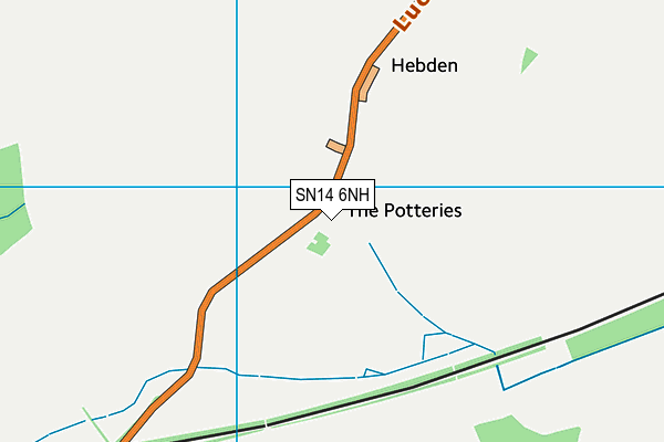 SN14 6NH map - OS VectorMap District (Ordnance Survey) SN14 6NH map - OS VectorMap District (Ordnance Survey)