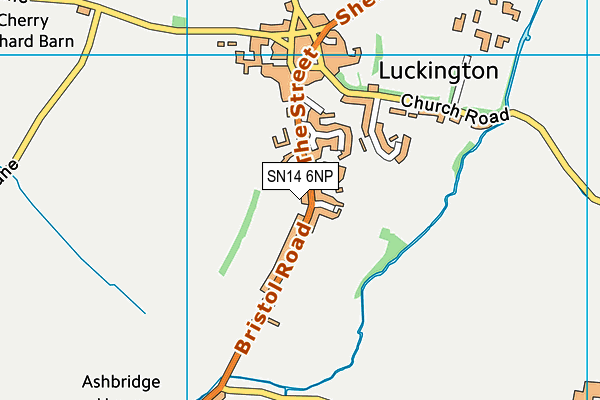 SN14 6NP map - OS VectorMap District (Ordnance Survey) SN14 6NP map - OS VectorMap District (Ordnance Survey)