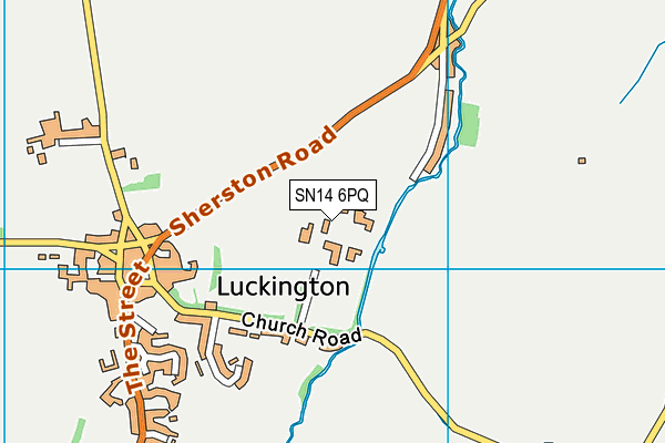 SN14 6PQ map - OS VectorMap District (Ordnance Survey) SN14 6PQ map - OS VectorMap District (Ordnance Survey)
