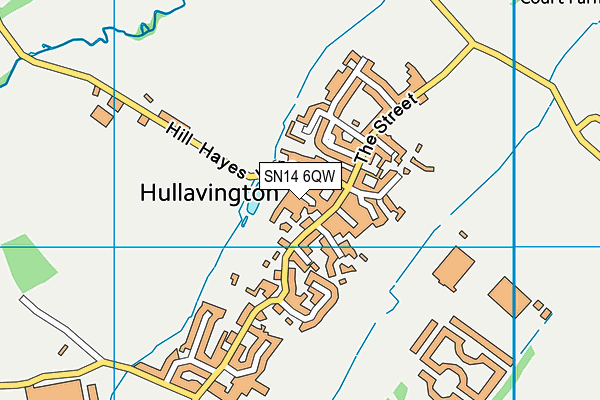 SN14 6QW map - OS VectorMap District (Ordnance Survey) SN14 6QW map - OS VectorMap District (Ordnance Survey)