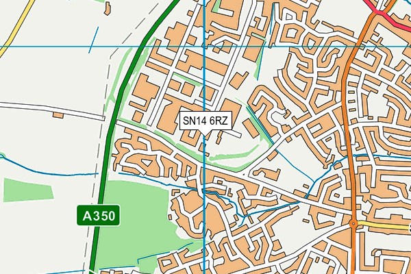 SN14 6RZ map - OS VectorMap District (Ordnance Survey) SN14 6RZ map - OS VectorMap District (Ordnance Survey)