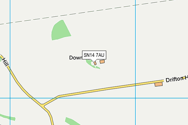 SN14 7AU map - OS VectorMap District (Ordnance Survey) SN14 7AU map - OS VectorMap District (Ordnance Survey)