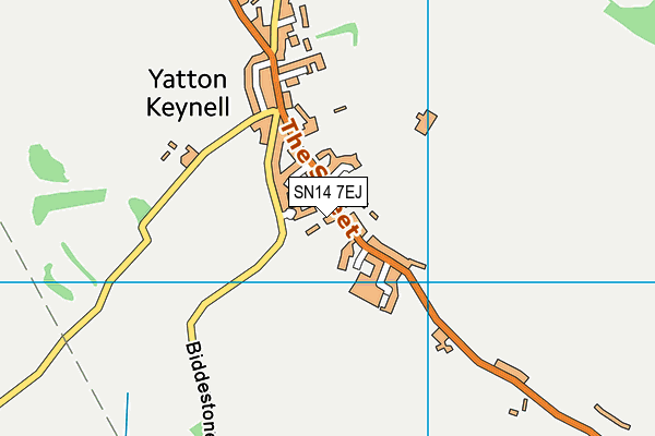 SN14 7EJ map - OS VectorMap District (Ordnance Survey) SN14 7EJ map - OS VectorMap District (Ordnance Survey)