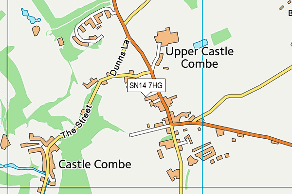 SN14 7HG map - OS VectorMap District (Ordnance Survey) SN14 7HG map - OS VectorMap District (Ordnance Survey)