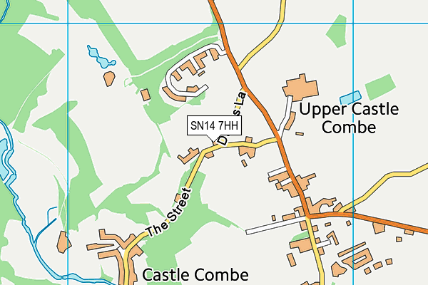 SN14 7HH map - OS VectorMap District (Ordnance Survey)