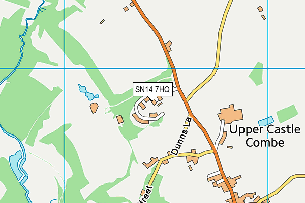 SN14 7HQ map - OS VectorMap District (Ordnance Survey) SN14 7HQ map - OS VectorMap District (Ordnance Survey)