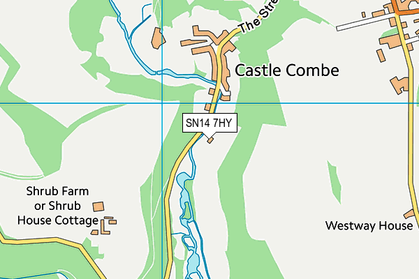 SN14 7HY map - OS VectorMap District (Ordnance Survey) SN14 7HY map - OS VectorMap District (Ordnance Survey)