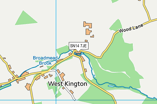SN14 7JE map - OS VectorMap District (Ordnance Survey) SN14 7JE map - OS VectorMap District (Ordnance Survey)