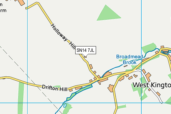 SN14 7JL map - OS VectorMap District (Ordnance Survey)
