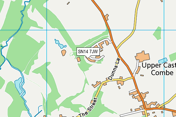 SN14 7JW map - OS VectorMap District (Ordnance Survey) SN14 7JW map - OS VectorMap District (Ordnance Survey)