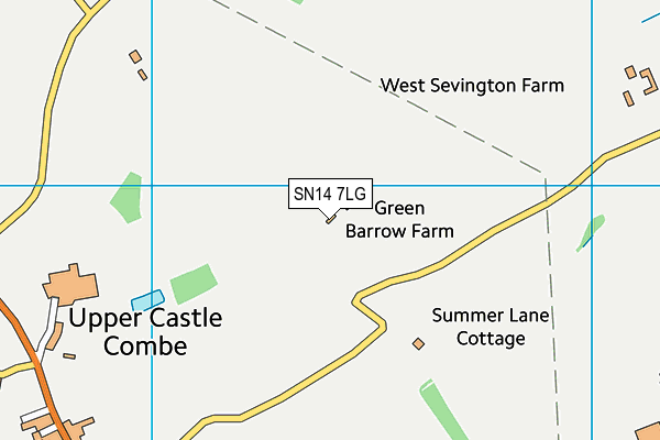 SN14 7LG map - OS VectorMap District (Ordnance Survey)