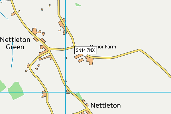 SN14 7NX map - OS VectorMap District (Ordnance Survey) SN14 7NX map - OS VectorMap District (Ordnance Survey)