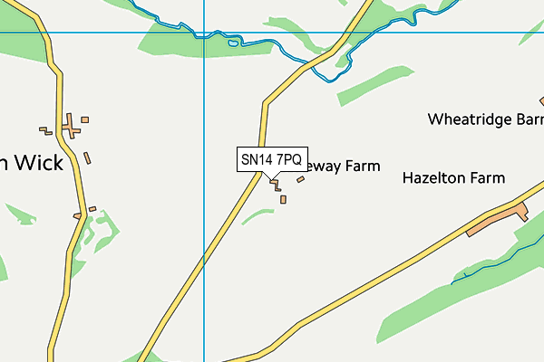 SN14 7PQ map - OS VectorMap District (Ordnance Survey) SN14 7PQ map - OS VectorMap District (Ordnance Survey)