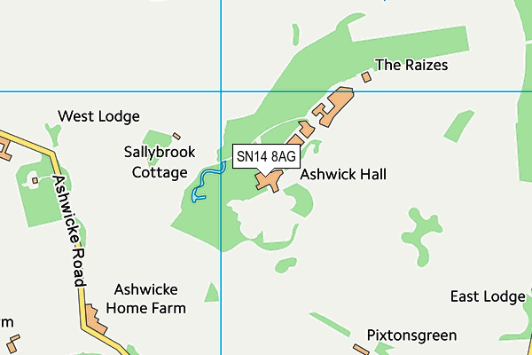SN14 8AG map - OS VectorMap District (Ordnance Survey) SN14 8AG map - OS VectorMap District (Ordnance Survey)