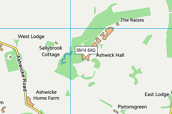 SN14 8AQ map - OS VectorMap District (Ordnance Survey) SN14 8AQ map - OS VectorMap District (Ordnance Survey)