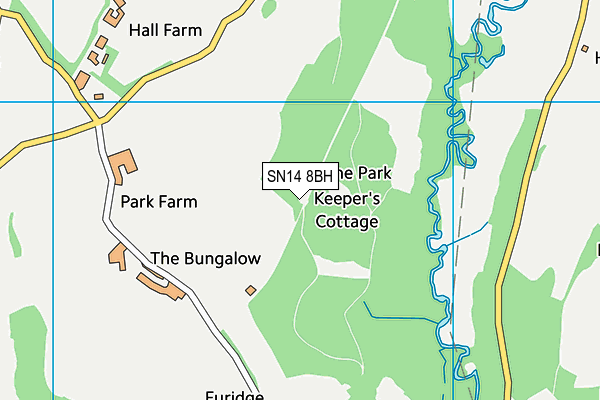 SN14 8BH map - OS VectorMap District (Ordnance Survey) SN14 8BH map - OS VectorMap District (Ordnance Survey)