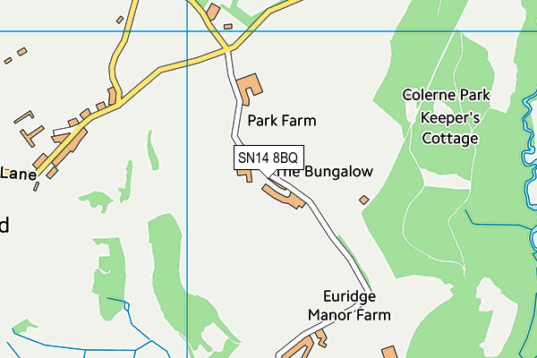 SN14 8BQ map - OS VectorMap District (Ordnance Survey) SN14 8BQ map - OS VectorMap District (Ordnance Survey)