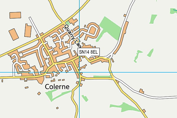 SN14 8EL map - OS VectorMap District (Ordnance Survey) SN14 8EL map - OS VectorMap District (Ordnance Survey)