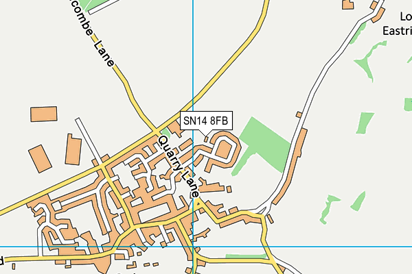 SN14 8FB map - OS VectorMap District (Ordnance Survey) SN14 8FB map - OS VectorMap District (Ordnance Survey)