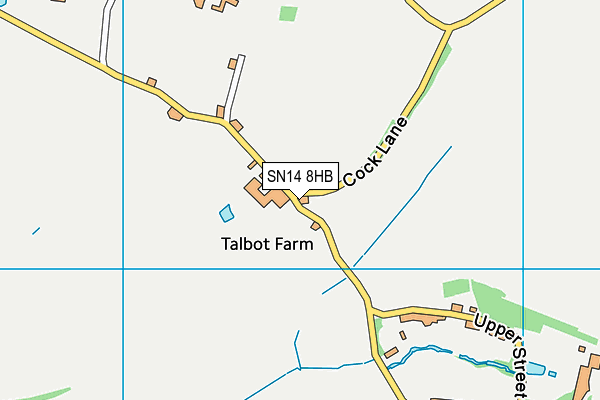 SN14 8HB map - OS VectorMap District (Ordnance Survey) SN14 8HB map - OS VectorMap District (Ordnance Survey)