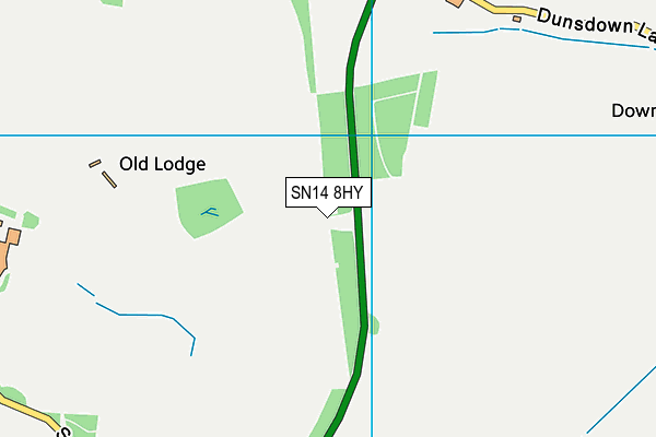 SN14 8HY map - OS VectorMap District (Ordnance Survey) SN14 8HY map - OS VectorMap District (Ordnance Survey)