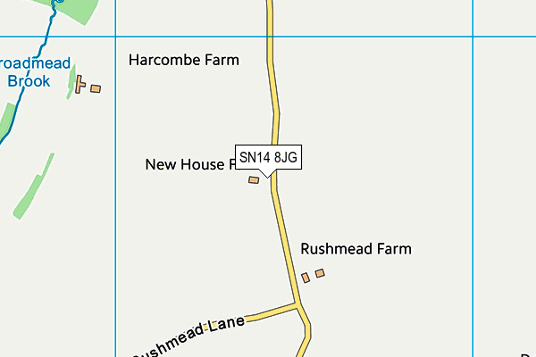 SN14 8JG map - OS VectorMap District (Ordnance Survey) SN14 8JG map - OS VectorMap District (Ordnance Survey)