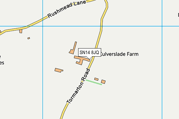 SN14 8JQ map - OS VectorMap District (Ordnance Survey) SN14 8JQ map - OS VectorMap District (Ordnance Survey)