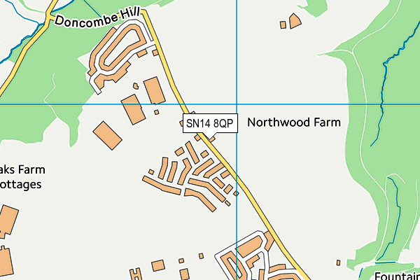 SN14 8QP map - OS VectorMap District (Ordnance Survey) SN14 8QP map - OS VectorMap District (Ordnance Survey)