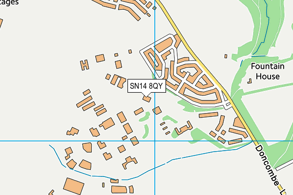 SN14 8QY map - OS VectorMap District (Ordnance Survey) SN14 8QY map - OS VectorMap District (Ordnance Survey)