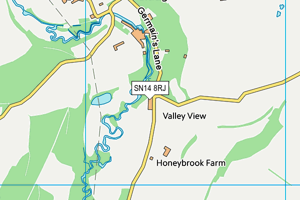 SN14 8RJ map - OS VectorMap District (Ordnance Survey) SN14 8RJ map - OS VectorMap District (Ordnance Survey)