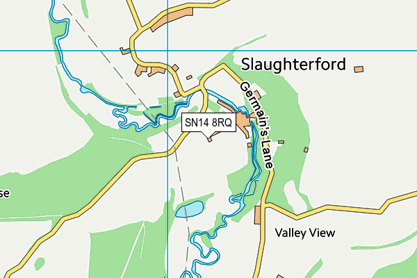 SN14 8RQ map - OS VectorMap District (Ordnance Survey) SN14 8RQ map - OS VectorMap District (Ordnance Survey)