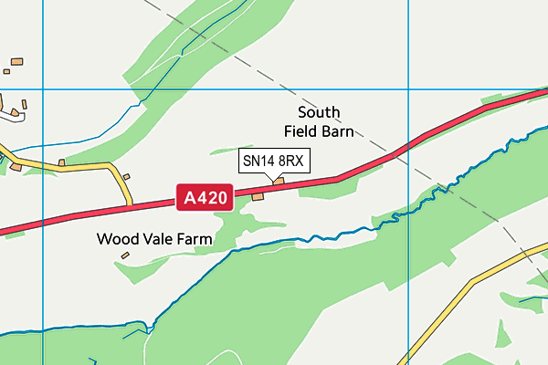 SN14 8RX map - OS VectorMap District (Ordnance Survey)