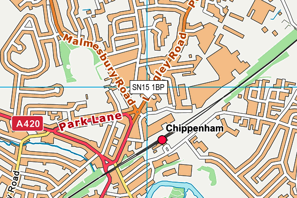 SN15 1BP map - OS VectorMap District (Ordnance Survey) SN15 1BP map - OS VectorMap District (Ordnance Survey)