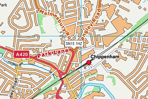 SN15 1HZ map - OS VectorMap District (Ordnance Survey) SN15 1HZ map - OS VectorMap District (Ordnance Survey)