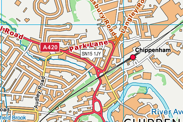 SN15 1JY map - OS VectorMap District (Ordnance Survey) SN15 1JY map - OS VectorMap District (Ordnance Survey)