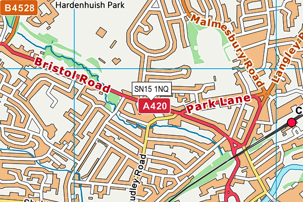 SN15 1NQ map - OS VectorMap District (Ordnance Survey) SN15 1NQ map - OS VectorMap District (Ordnance Survey)