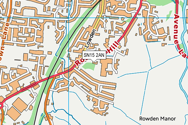 SN15 2AN map - OS VectorMap District (Ordnance Survey) SN15 2AN map - OS VectorMap District (Ordnance Survey)