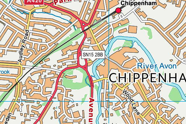 SN15 2BB map - OS VectorMap District (Ordnance Survey) SN15 2BB map - OS VectorMap District (Ordnance Survey)