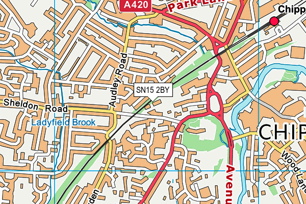 SN15 2BY map - OS VectorMap District (Ordnance Survey) SN15 2BY map - OS VectorMap District (Ordnance Survey)