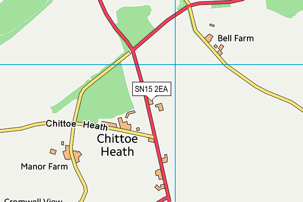 SN15 2EA map - OS VectorMap District (Ordnance Survey) SN15 2EA map - OS VectorMap District (Ordnance Survey)