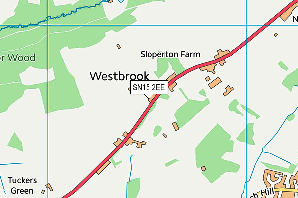 SN15 2EE map - OS VectorMap District (Ordnance Survey) SN15 2EE map - OS VectorMap District (Ordnance Survey)