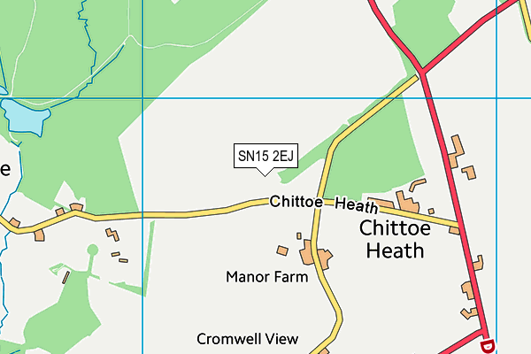 SN15 2EJ map - OS VectorMap District (Ordnance Survey)