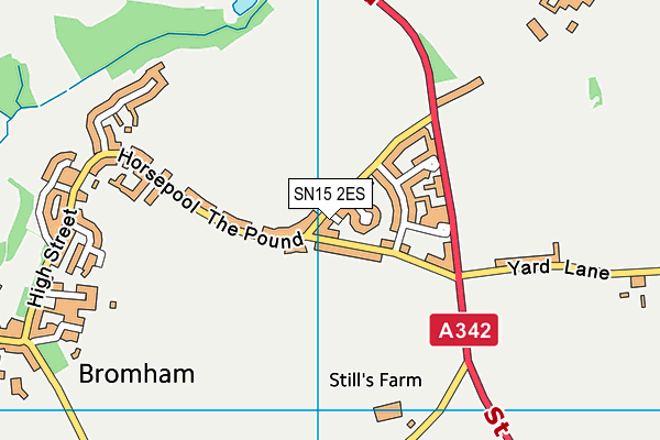 SN15 2ES map - OS VectorMap District (Ordnance Survey) SN15 2ES map - OS VectorMap District (Ordnance Survey)