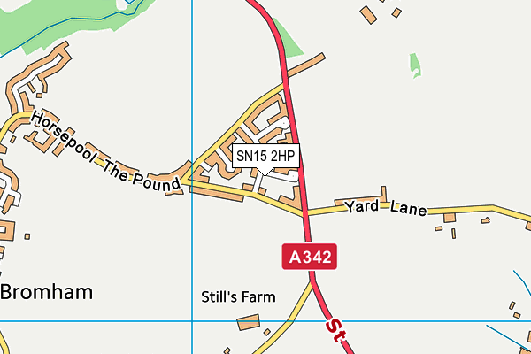 SN15 2HP map - OS VectorMap District (Ordnance Survey) SN15 2HP map - OS VectorMap District (Ordnance Survey)