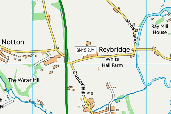 SN15 2JY map - OS VectorMap District (Ordnance Survey) SN15 2JY map - OS VectorMap District (Ordnance Survey)