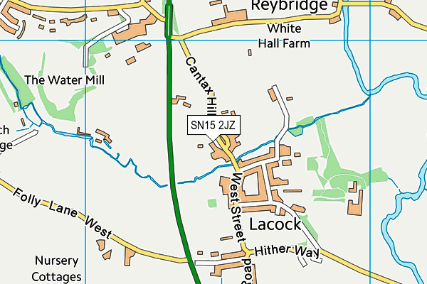 SN15 2JZ map - OS VectorMap District (Ordnance Survey) SN15 2JZ map - OS VectorMap District (Ordnance Survey)
