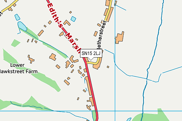 SN15 2LJ map - OS VectorMap District (Ordnance Survey) SN15 2LJ map - OS VectorMap District (Ordnance Survey)