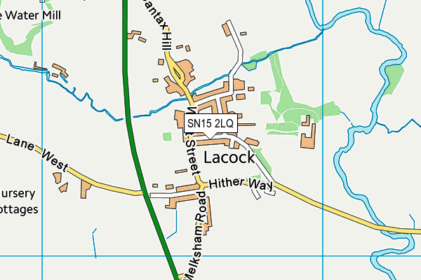 SN15 2LQ map - OS VectorMap District (Ordnance Survey) SN15 2LQ map - OS VectorMap District (Ordnance Survey)