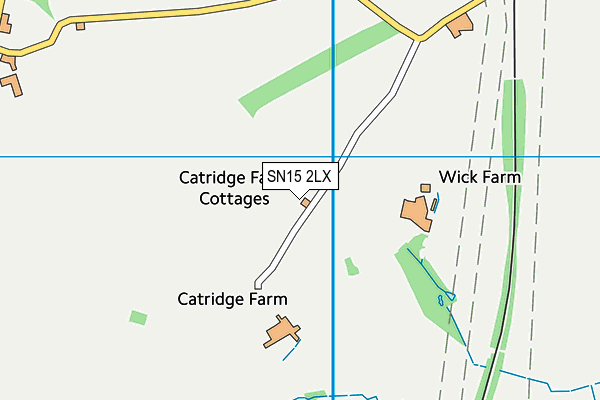 SN15 2LX map - OS VectorMap District (Ordnance Survey)