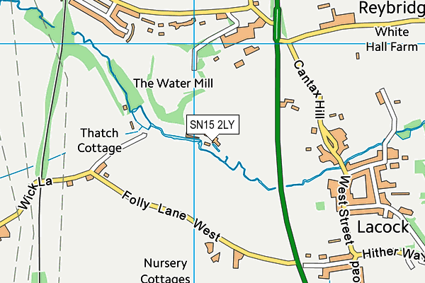 SN15 2LY map - OS VectorMap District (Ordnance Survey) SN15 2LY map - OS VectorMap District (Ordnance Survey)